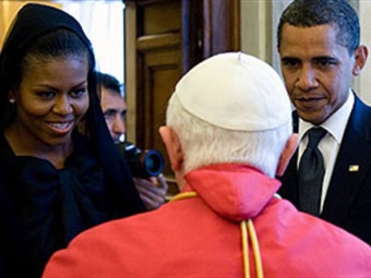 Obama dice al Papa que el G-8 ha sido muy productivo