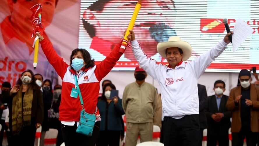 La candidata a la vicepresidencia de Pedro Castillo manifestó en La W que se espera que entre hoy y mañana lleguen las votaciones del extranjero.. Foto: Raul Sifuentes / Getty Images