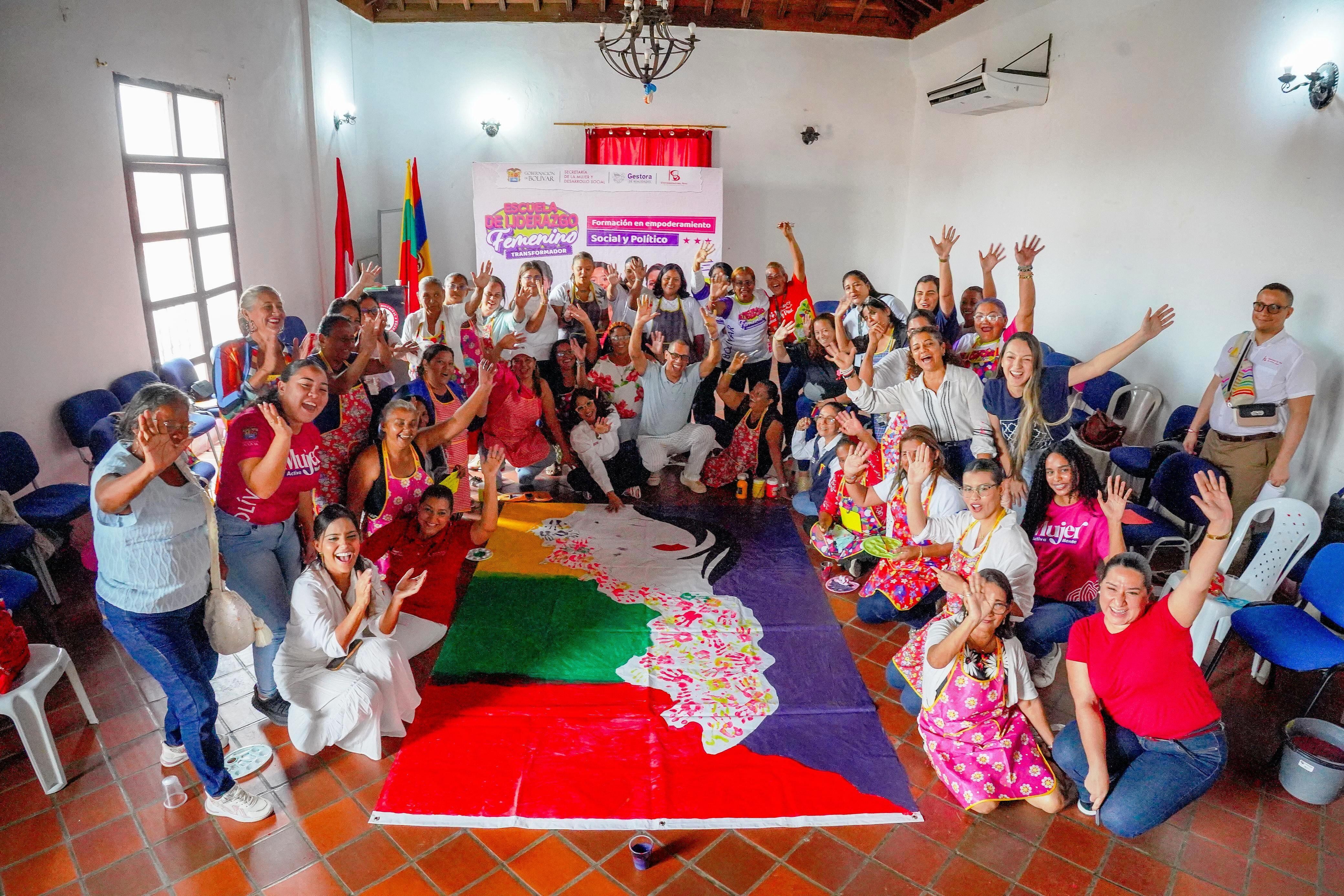 La Gobernación de Bolívar promueve formación para lideresas sociales del territorio