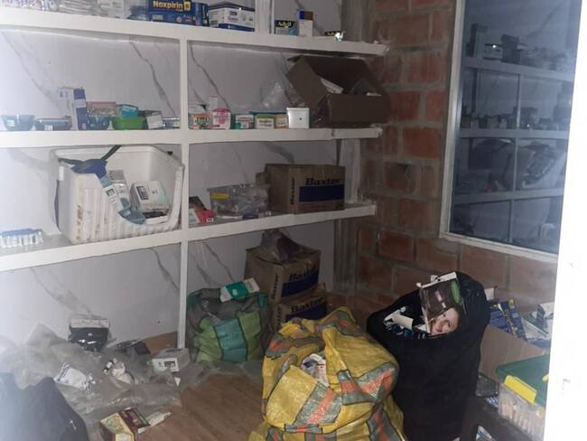 Según las investigaciones, el hospital clandestino funcionaba desde hace aproximadamente cuatro meses. Foto: Policía.
