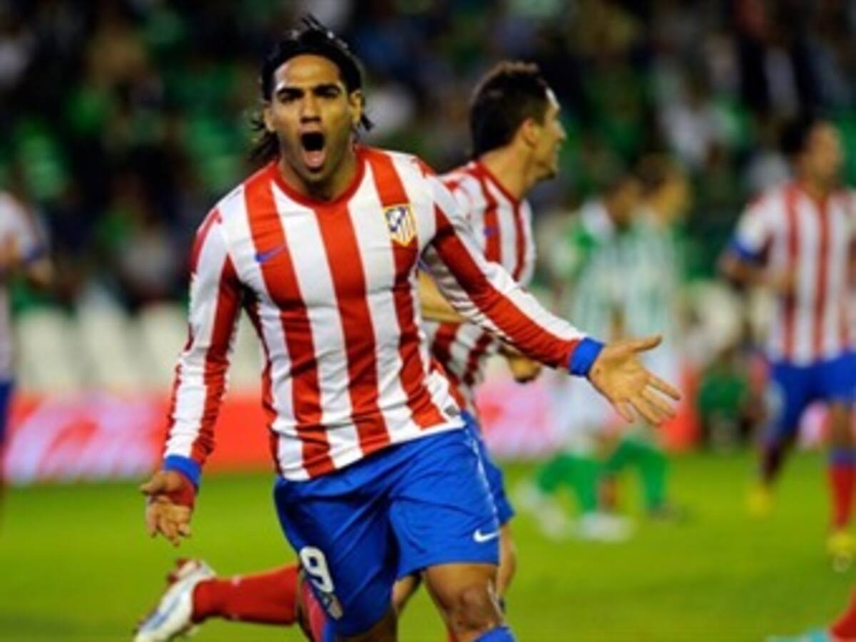 Con gol de Radamel Falcao García el Atlético de Madrid pega primero en Copa del Rey