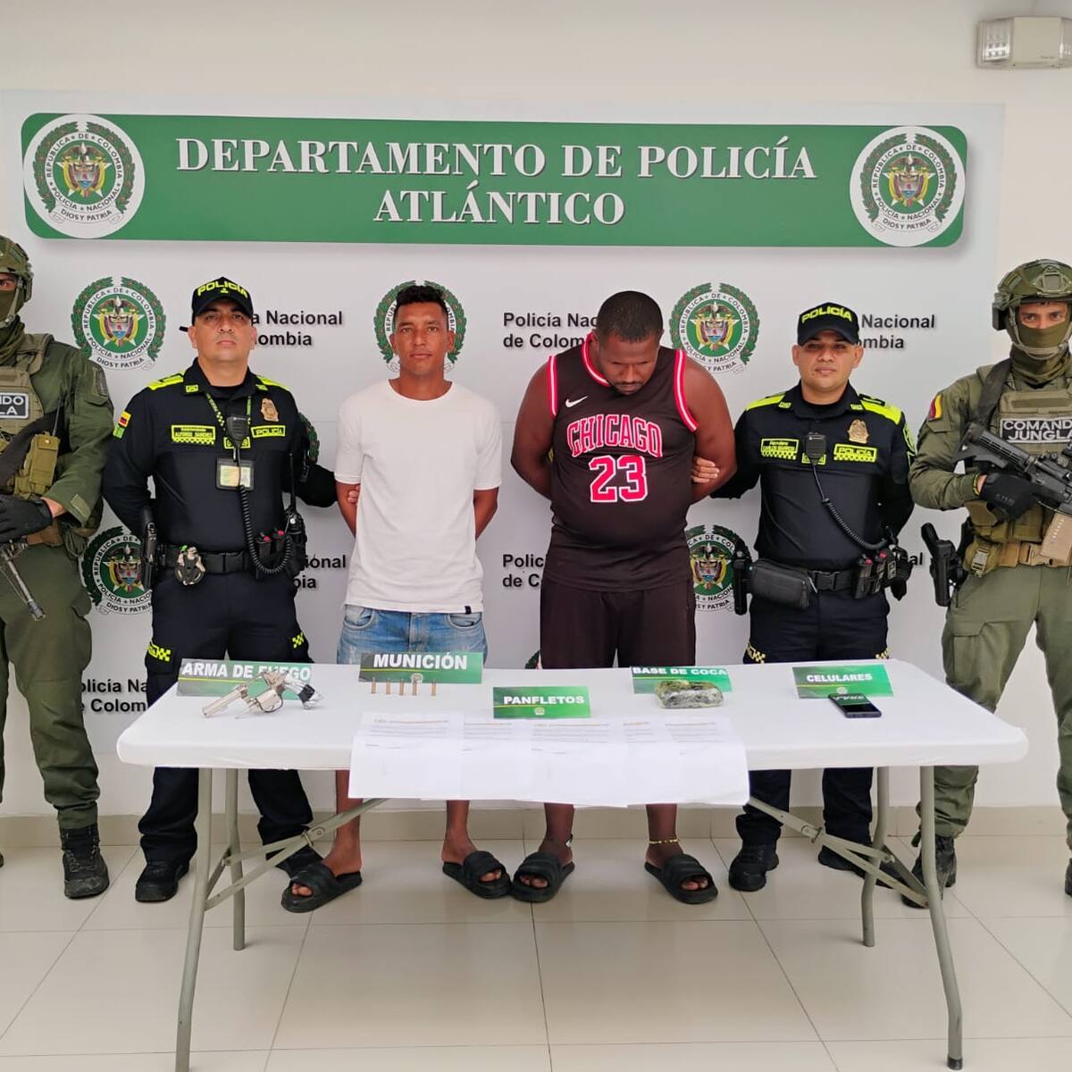 Capturan a presuntos miembros del Clan del Golfo: pretendían hacer un plan pistola contra la Policía