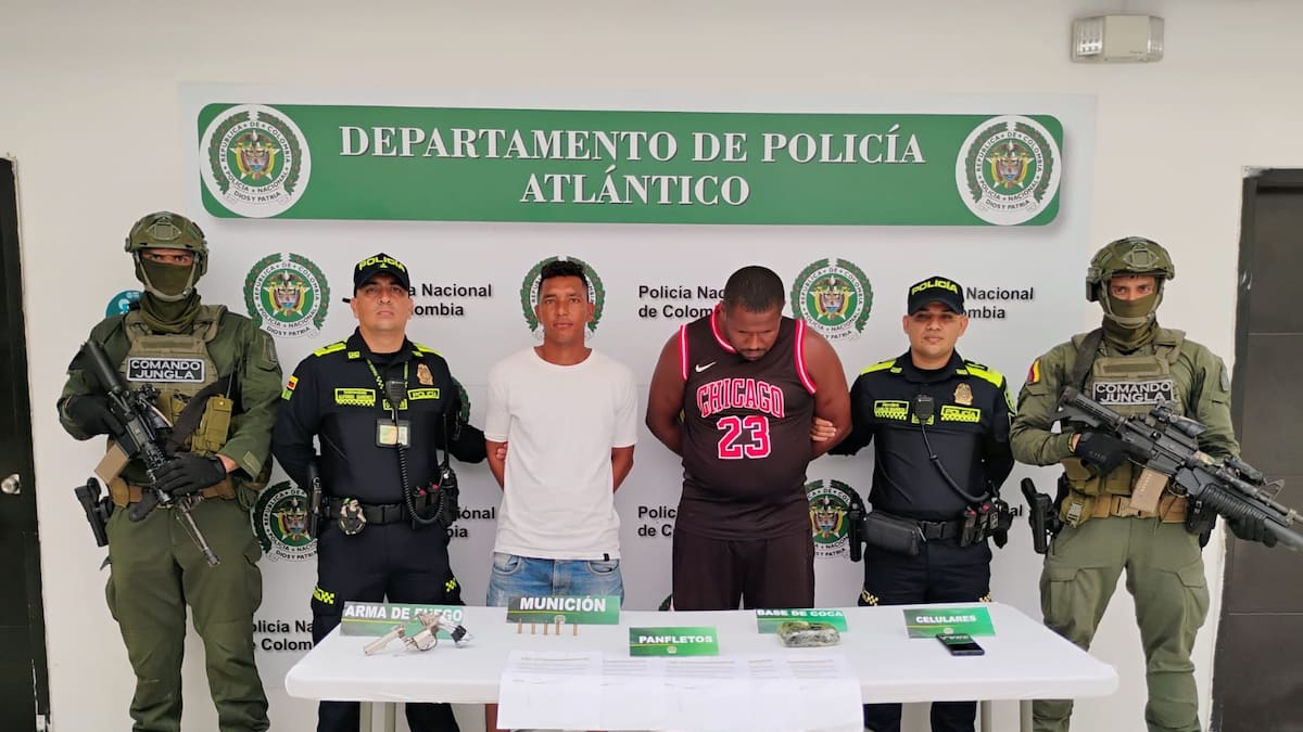 Capturan a presuntos miembros del Clan del Golfo: pretendían hacer un plan pistola contra la Policía