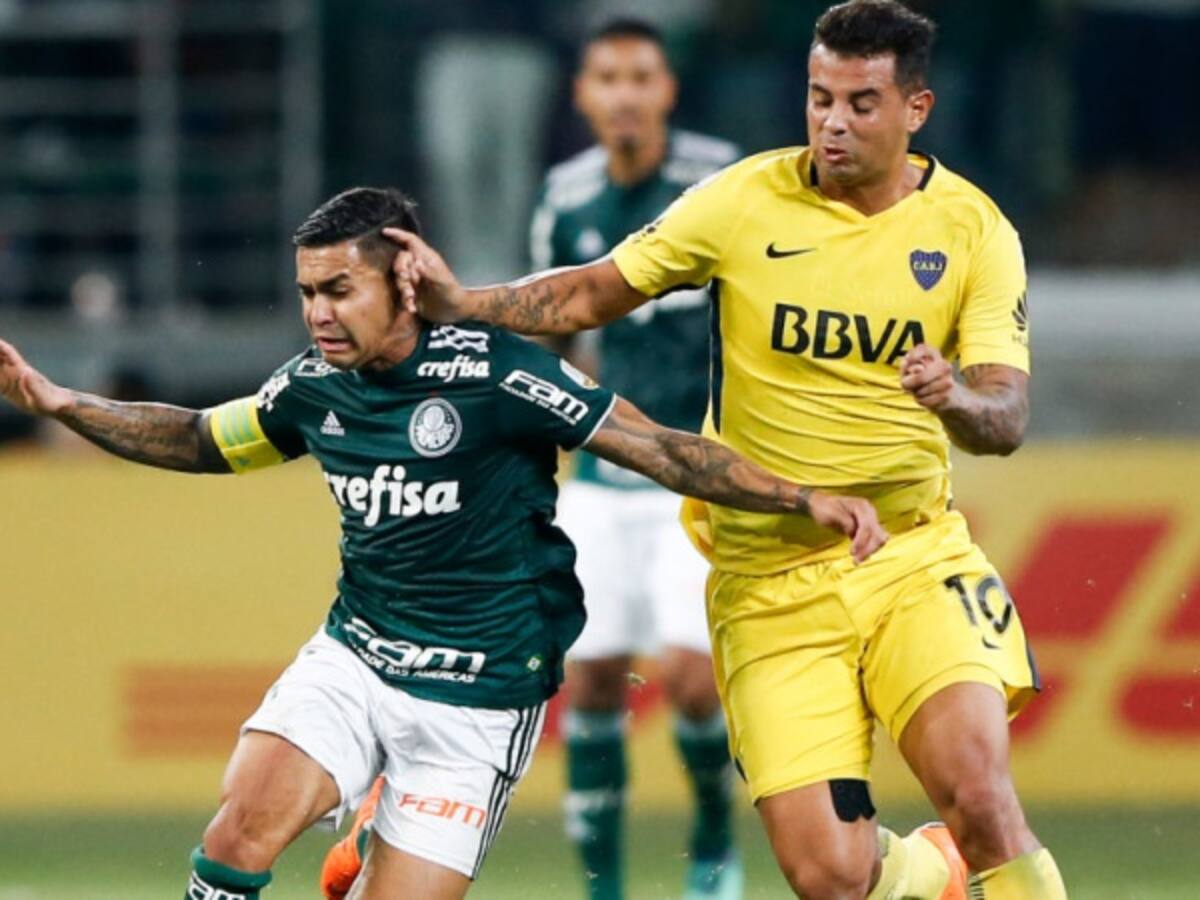 Con cuatro colombianos, Palmeiras y Boca igualaron 1-1 en Copa Libertadores
