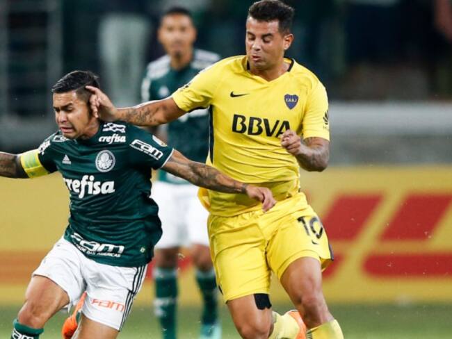 Con cuatro colombianos, Palmeiras y Boca igualaron 1-1 en Copa Libertadores