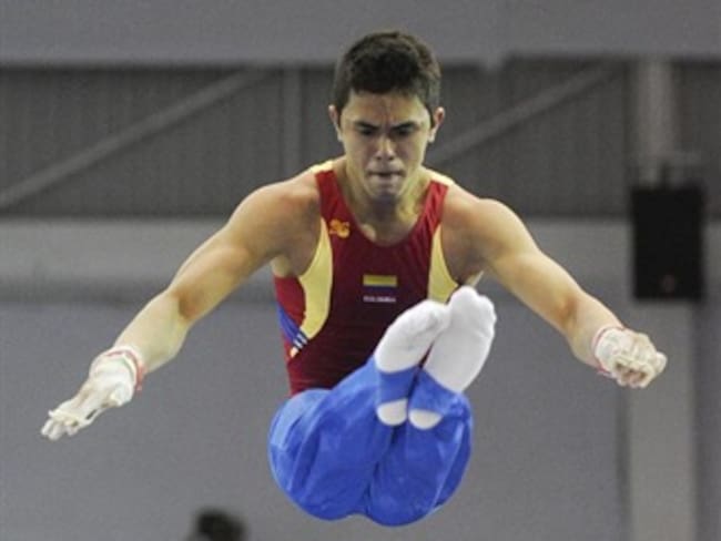 Colombiano Jossimar Calvo, quinto en barra fija de mundial de gimnasia de Bélgica
