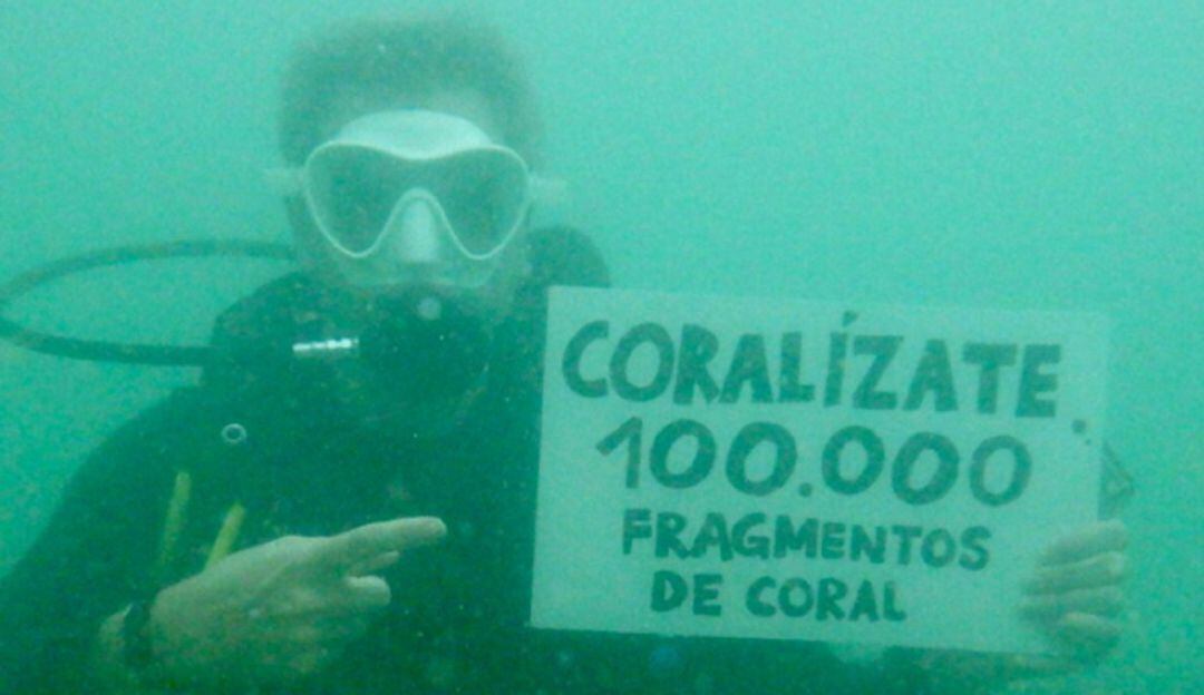 La iniciativa es liderada mediante Coralízate, una actividad de restauración coralina del Ministerio de Ambiente y Desarrollo Sostenible