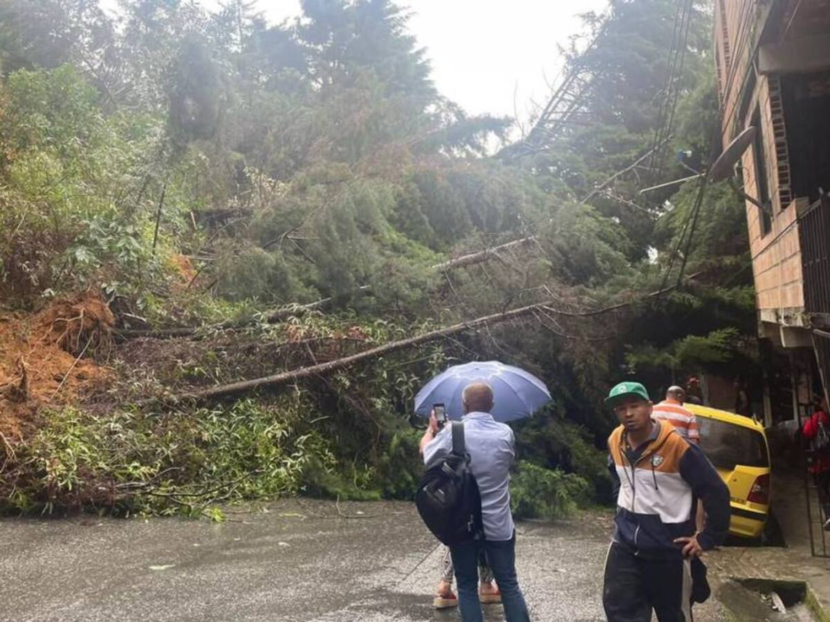 Alcaldía atendió 17 emergencias por lluvias en Medellín