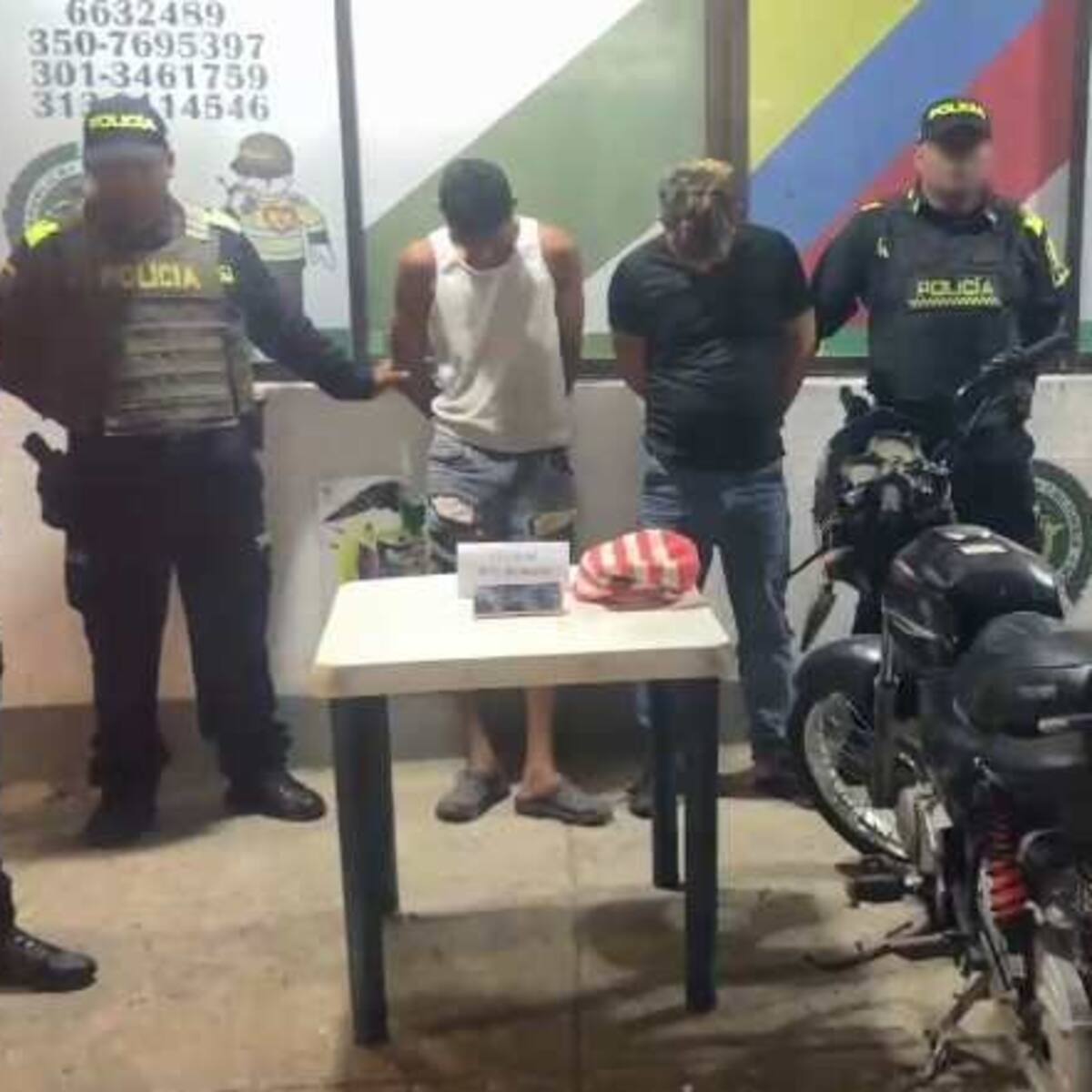 Persecución policial dejó dos presuntos atracadores capturados en San José de los Campanos