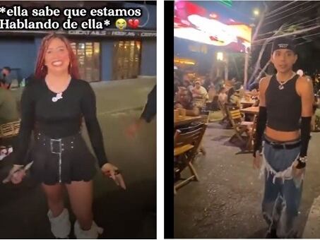 Jóvenes que no dejaron entrara a Provenza por su vestuario