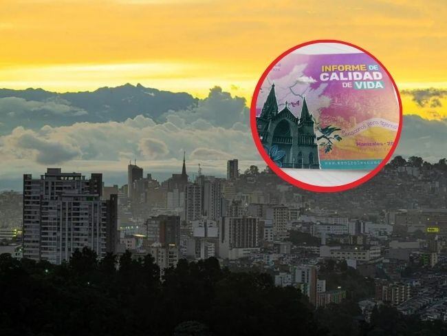Panorámica de Manizales e informe de Calidad de Vida 2025.