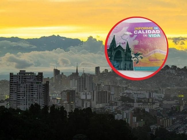 Panorámica de Manizales e informe de Calidad de Vida 2025.