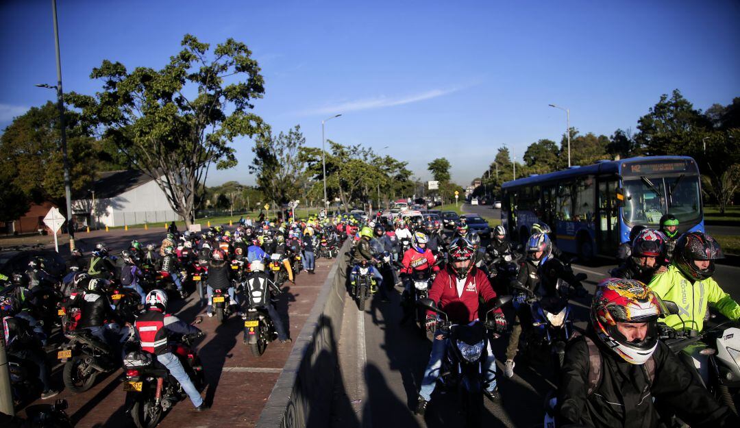 Paro motociclistas Bogotá