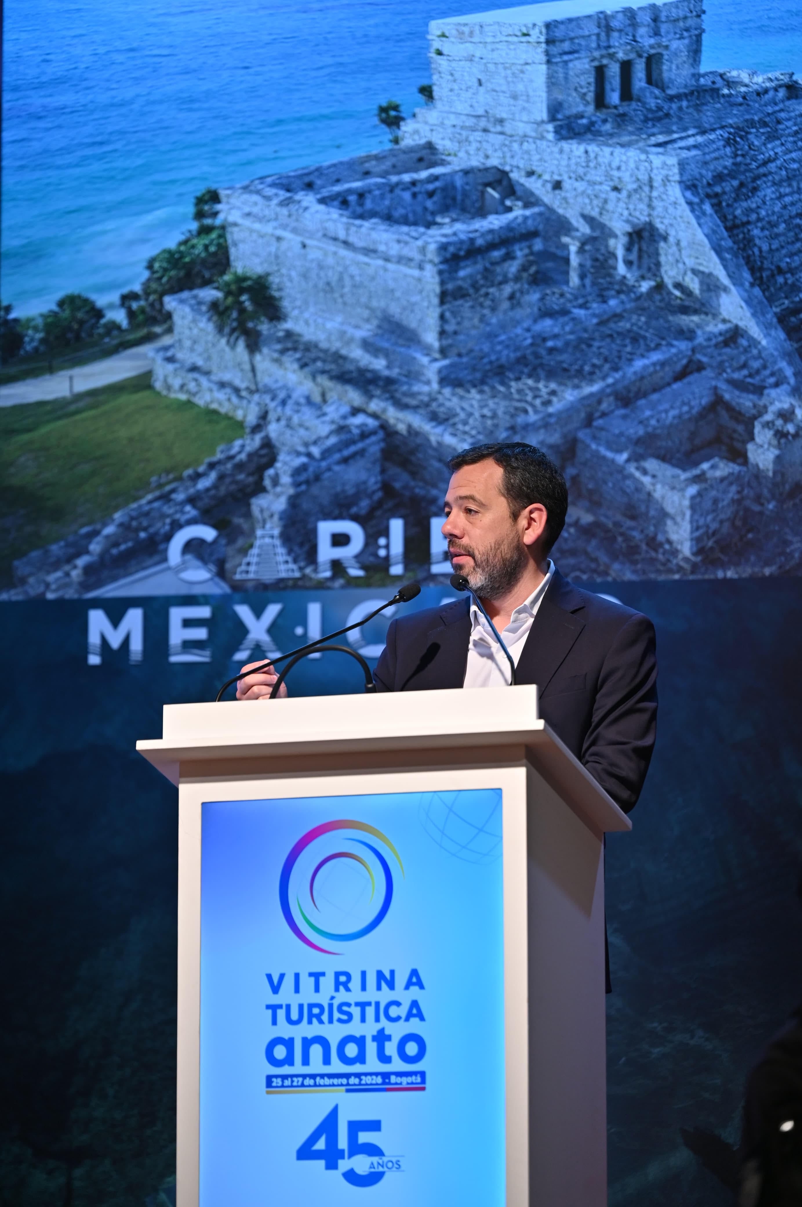 Alcalde Carlos Fernando Galán en la apertura de ANATO.