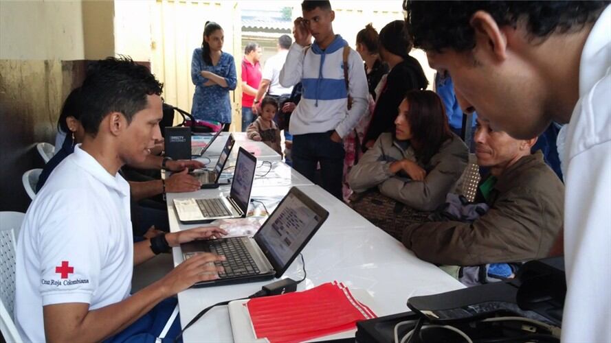 Inauguran primer albergue para venezolanos en la frontera. Foto: Cruz Roja Cúcuta