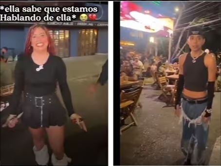 Jóvenes que no dejaron entrara a Provenza por su vestuario