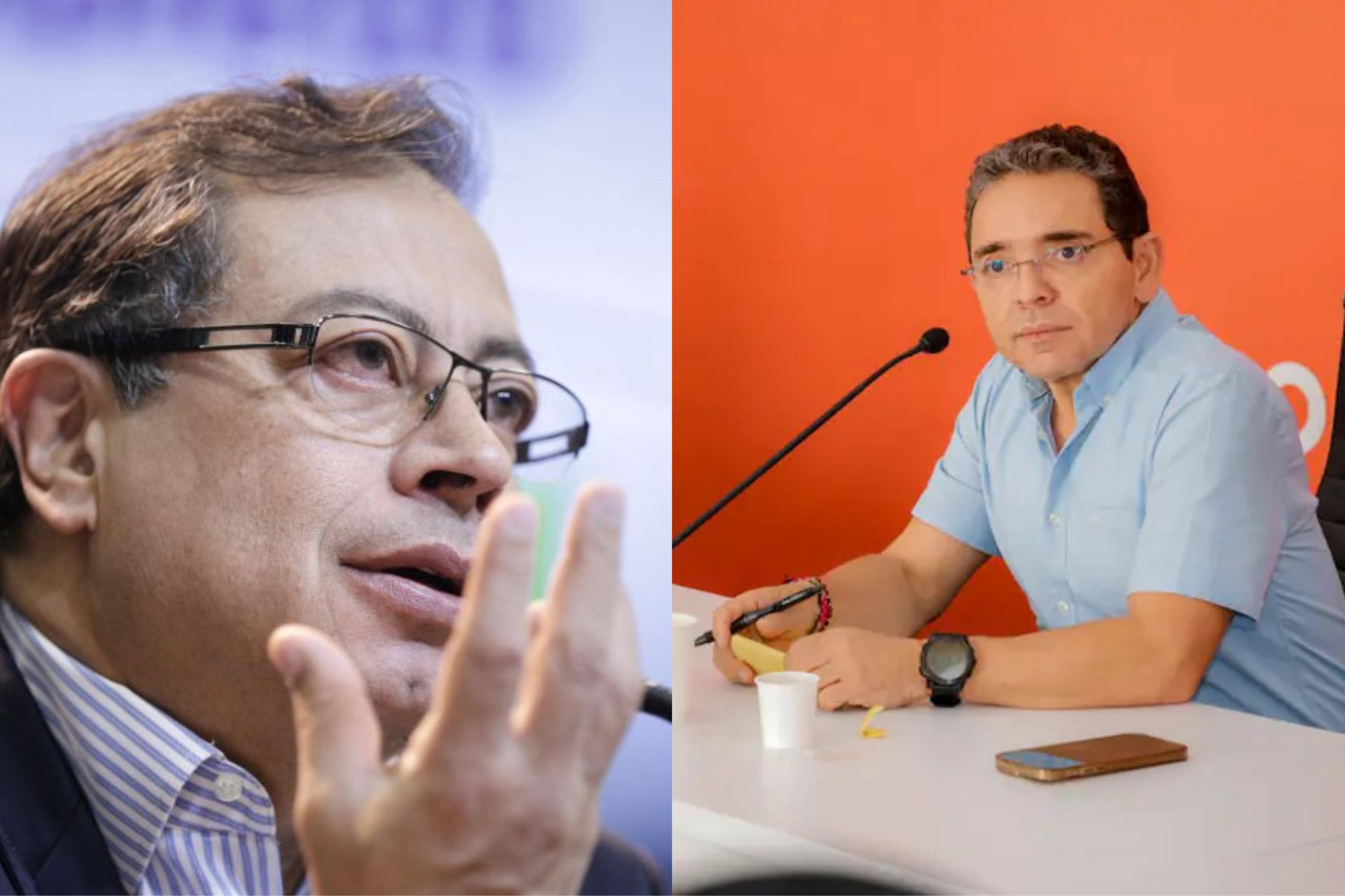 Presidente Gustavo Petro y Rafael Martínez