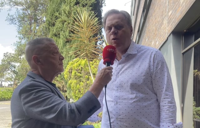 Ramón Jesurún, presidente de la Federación Colombiana de Fútbol / Twitter: @fcfseleccioncol.