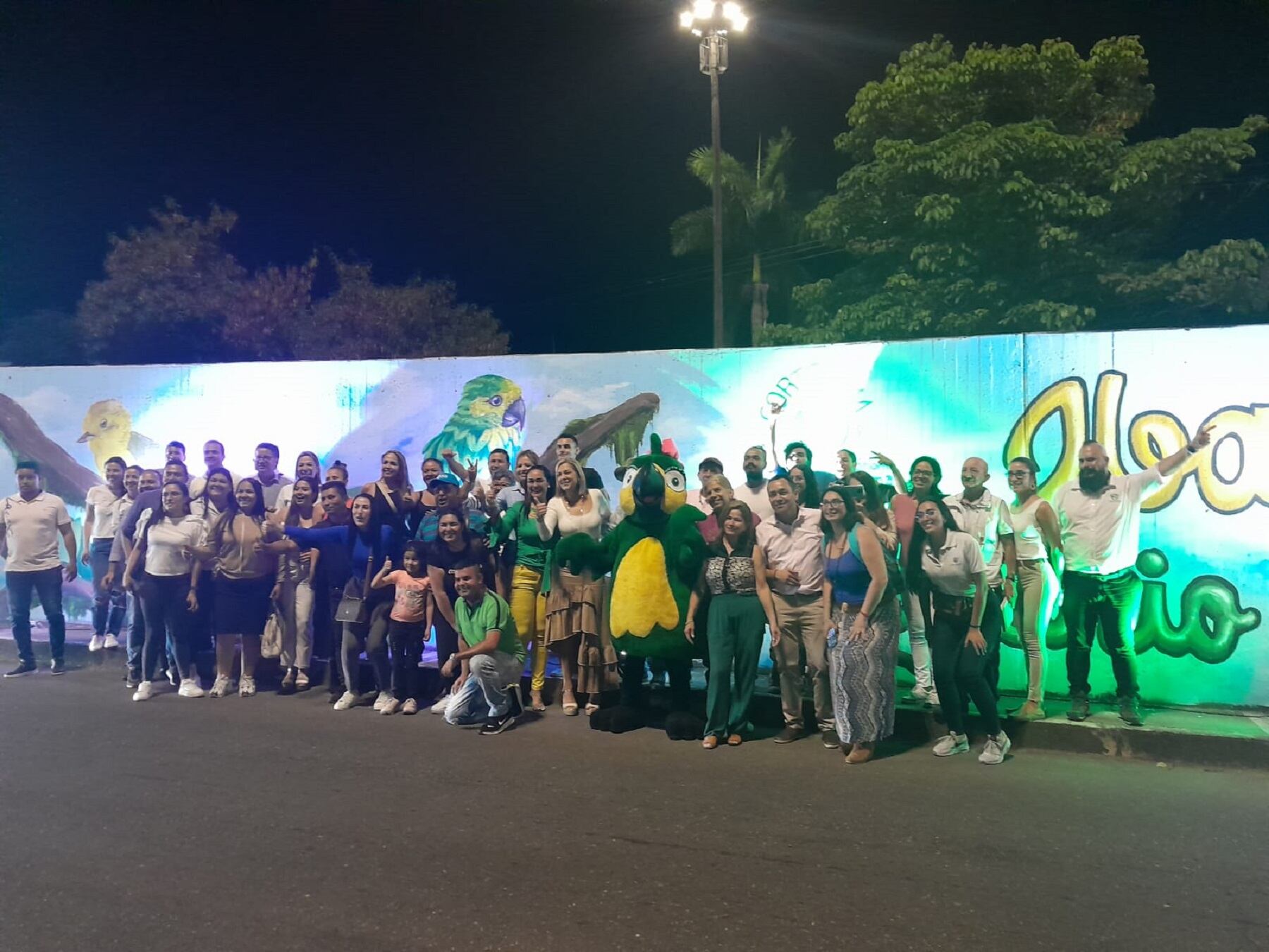 En el marco de los cumpleaños de Ibagué Cortolima recupera importante mural en el viaducto del Sena