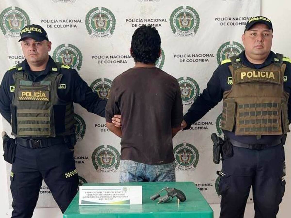 Ofensiva contra el porte ilegal de armas deja una captura en San Jacinto, Bolívar