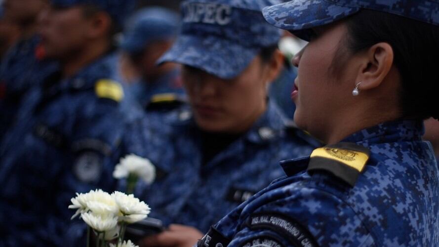Las protestas se dan por los últimos asesinatos de guardianes del Inpec en diferentes zonas del país. Foto: Colprensa