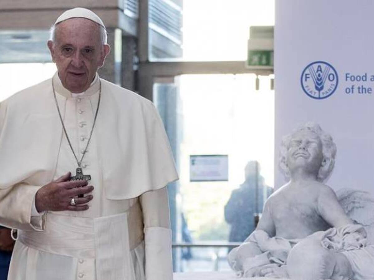No presentemos el hambre como si se tratase de una enfermedad incurable: papa en la FAO