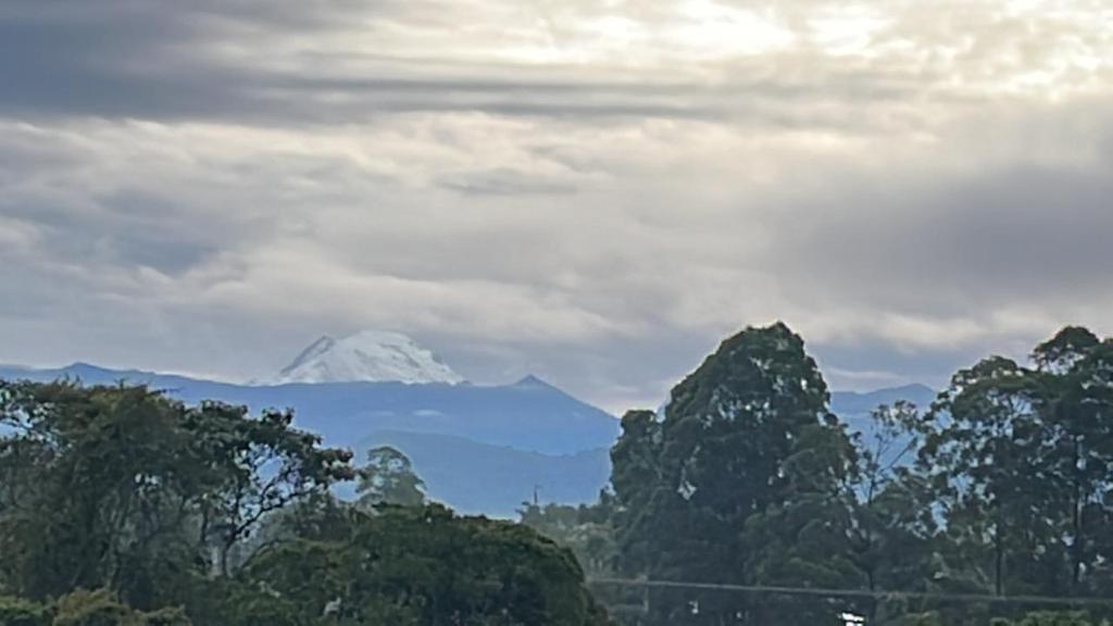 Hermoso amanecer del Quindío desde una finca en Circasia. Foto Cortesía Faber Buitrago
