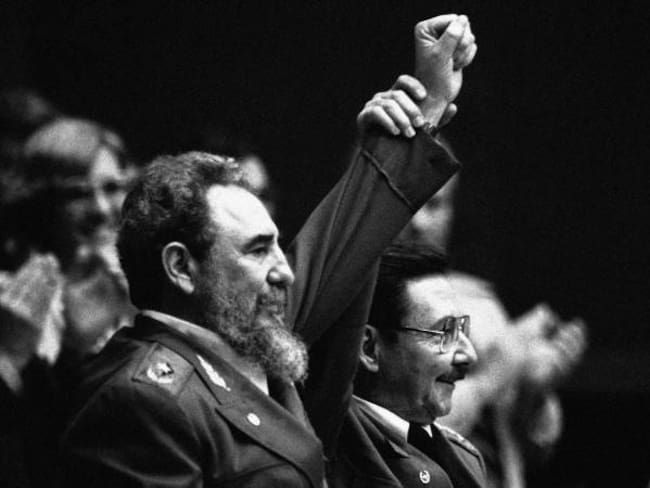 Fidel y Raúl Castro 