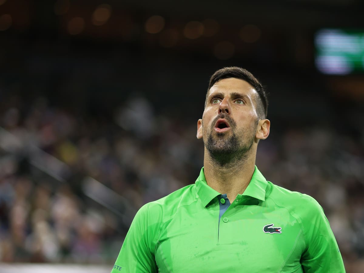 Bomba: Novak Djokovic sufre histórica derrota en Indian Wells frente al 123° del mundo