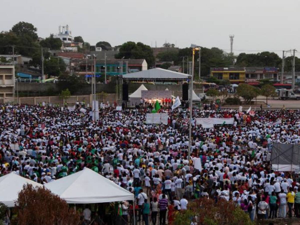 Siete mil personas se concentraran en Coliseo de Combate de Cartagena para recibir la paz