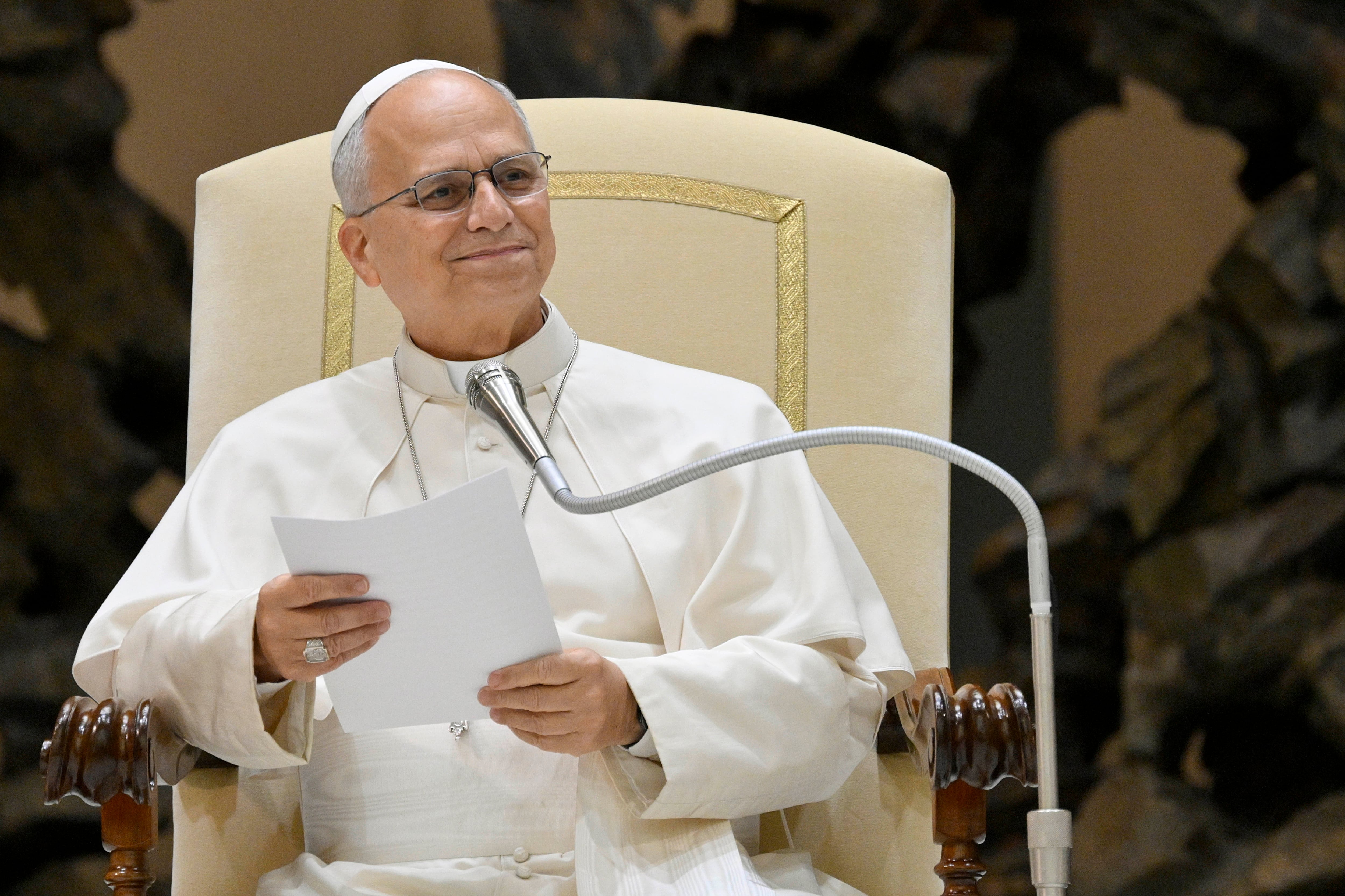 El Papa León XIV se reunirá con víctimas de abusos durante su viaje a Latinoamérica (Photo by Elisabetta Trevisan - Vatican Media via Vatican Pool/Getty Images)