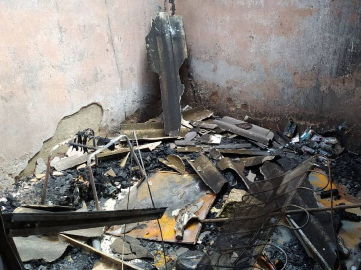 Incendio arrasó con una vivienda y dejó cuantiosas pérdidas en Cartagena