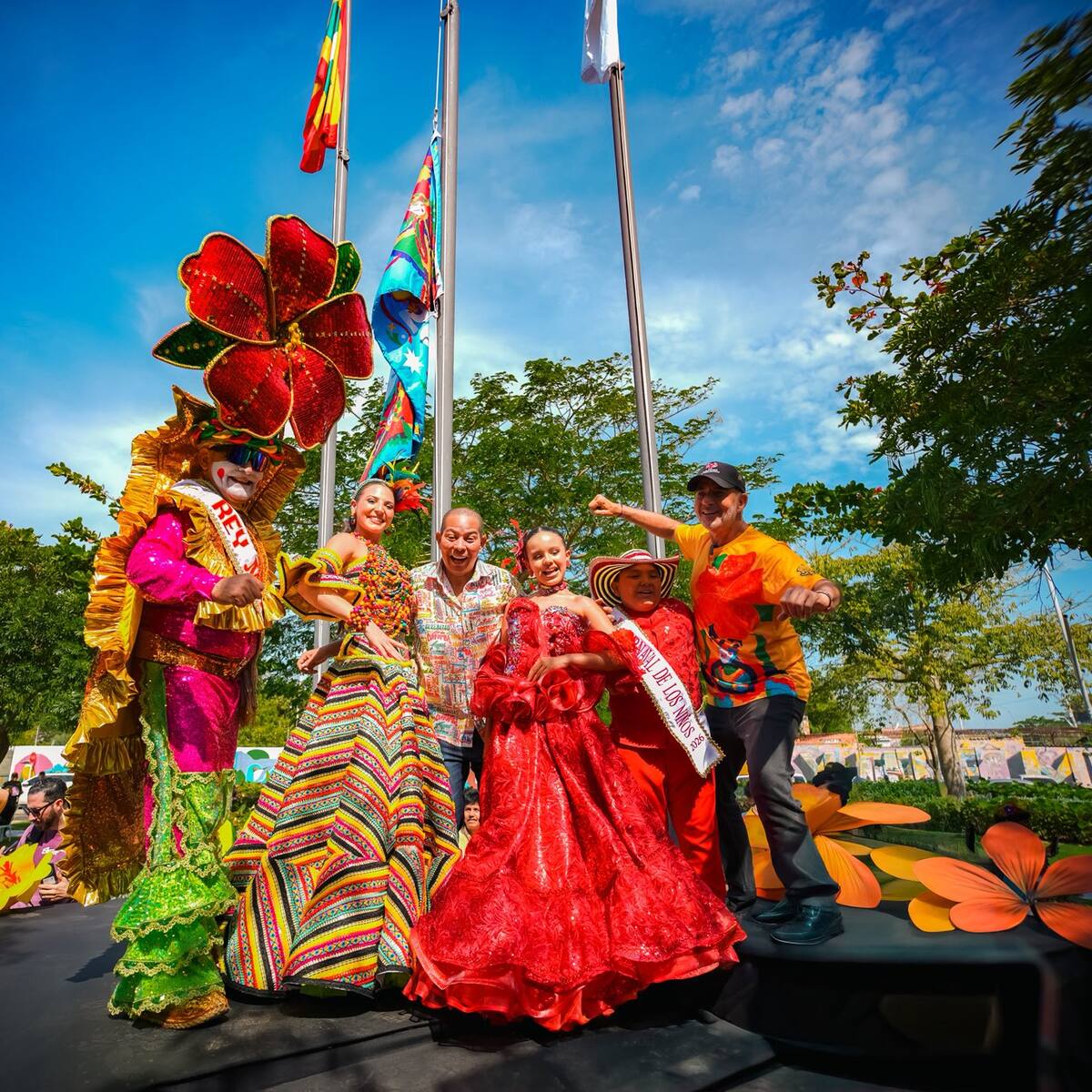 Con izada de bandera, Barranquilla dio inicio oficial al Carnaval 2026