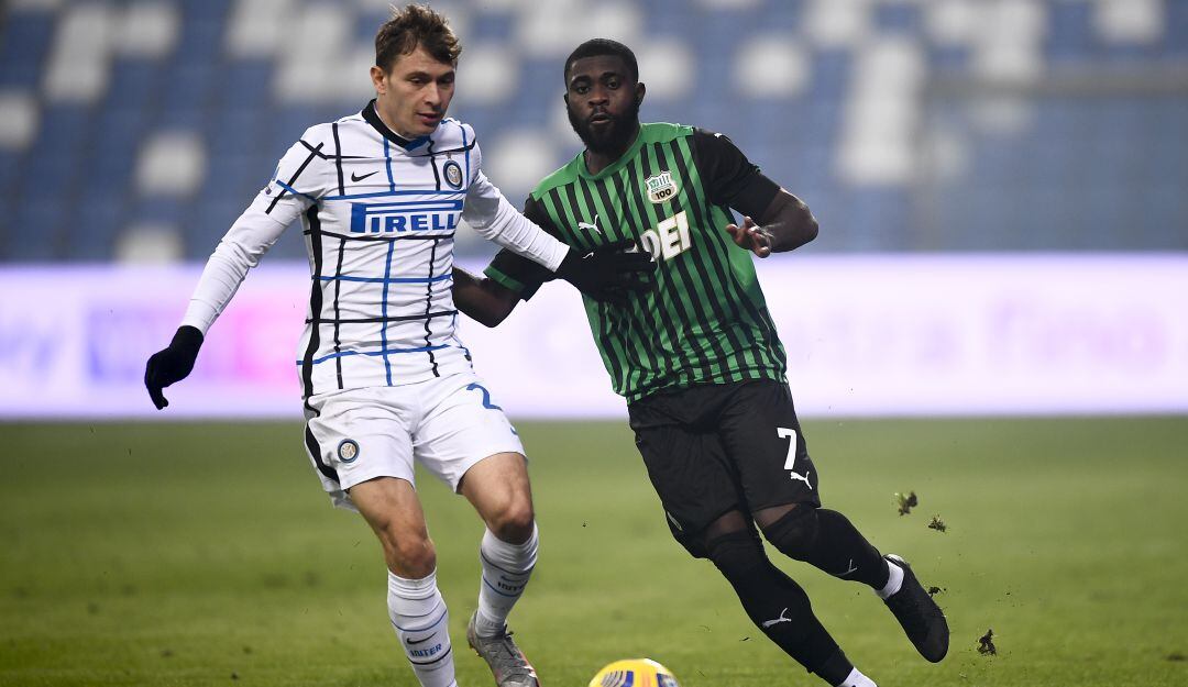 Nicoló Barella y Jeremie Boga