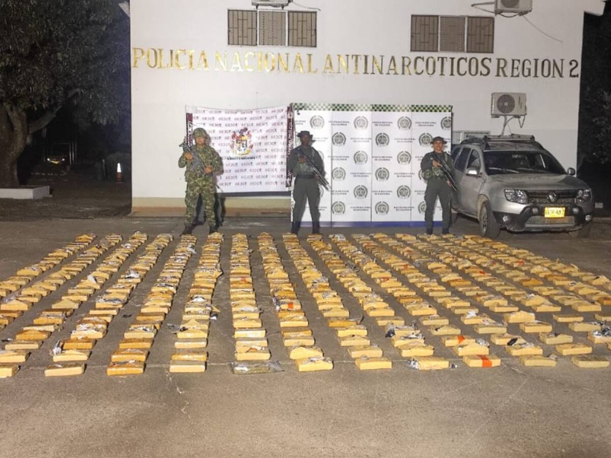 En Tesalia, Huila incautan millonario cargamento de marihuana