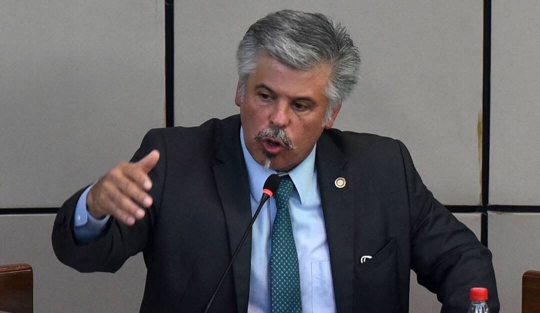 Arnaldo Giuzzio, exministro del Interior de Paraguay.                      Foto: Getty 