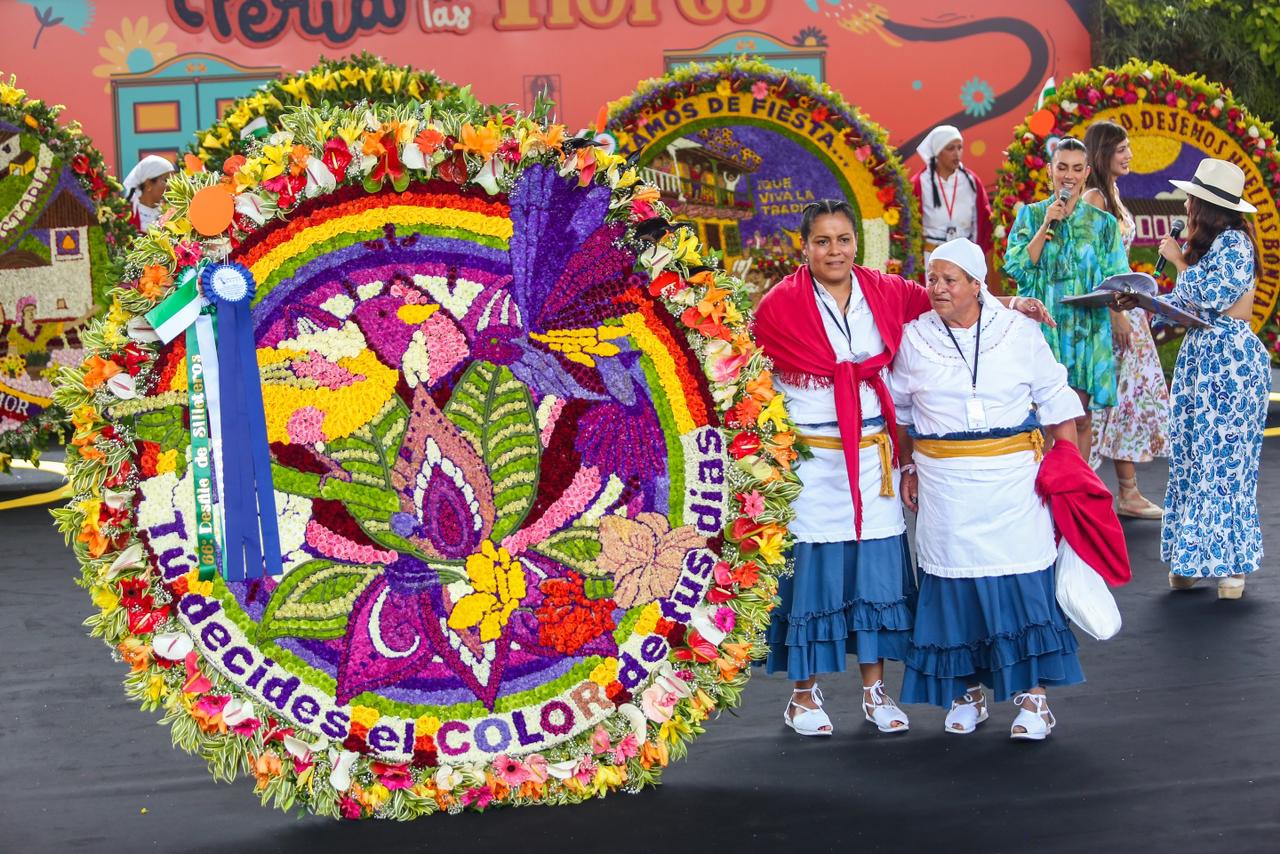 María Carolina Atehortúa, es la Ganadora de la edición 66 del Desfile de Silleteros/ Foto: Cortesía