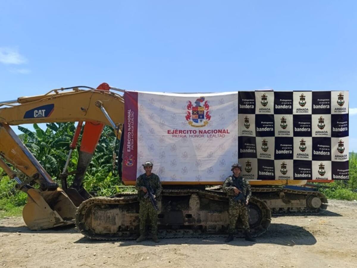 Armada de Colombia realizó operaciones contra minería ilegal en Zambrano, Bolívar