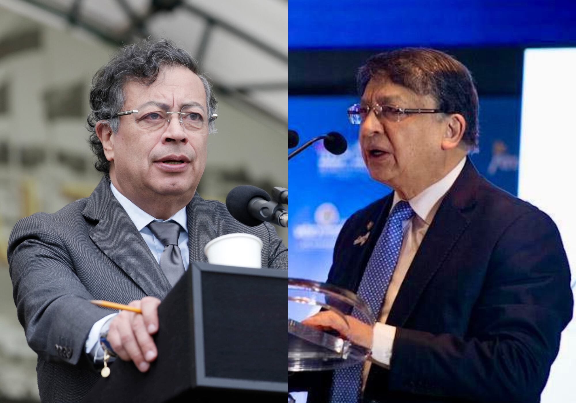 Gustavo Petro y Jorge Ibáñez | Fotos: Colprensa
