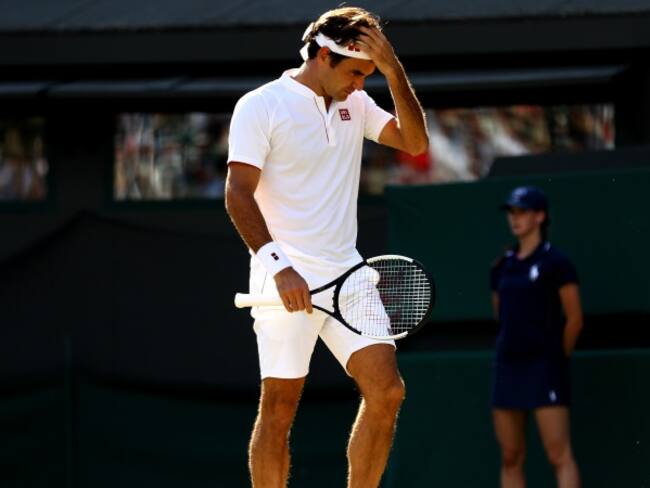 Roger Federer perdió ante Anderson y quedó eliminado de Wimbledon