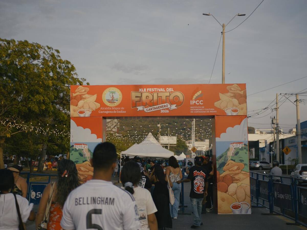 Más de 10 mil personas asistieron al primer día del Festival del Frito Cartagenero
