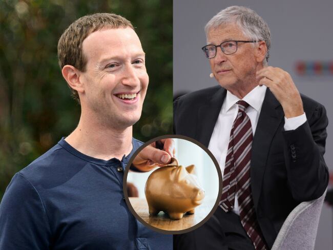 Método de ahorro de Bill Gates y Mark Zuckerberg - (Getty Images)