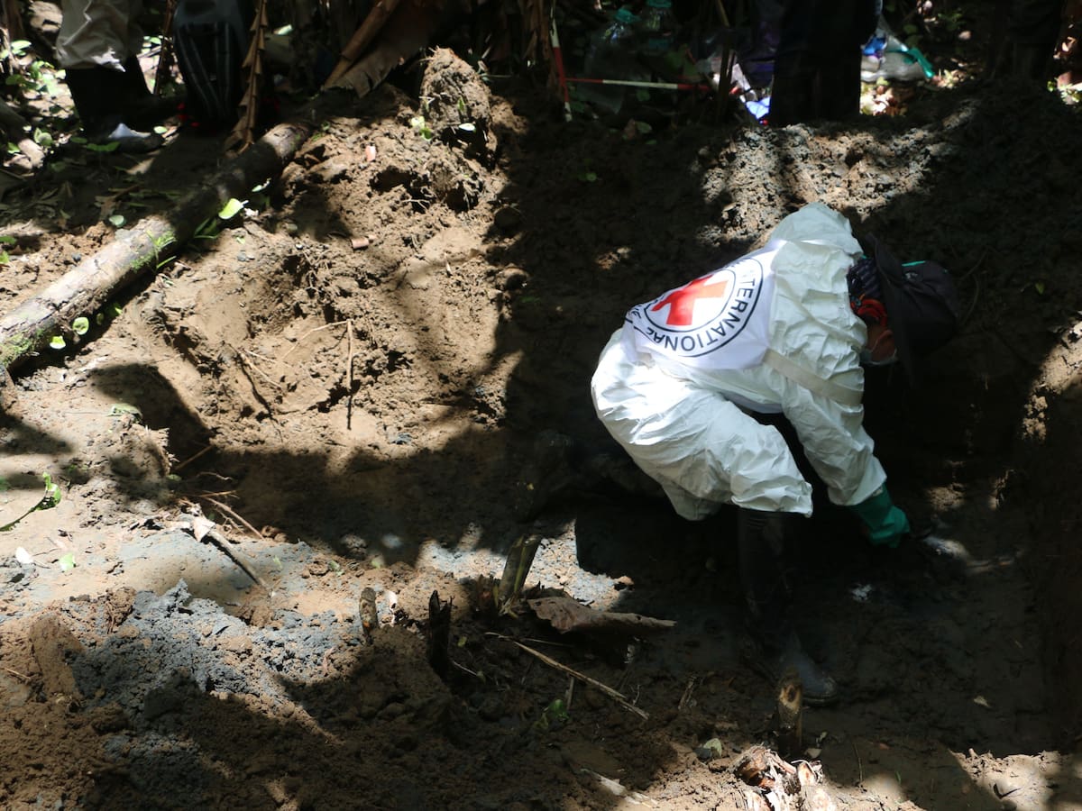 El CICR recuperó dos cuerpos de personas desaparecidas en Chocó