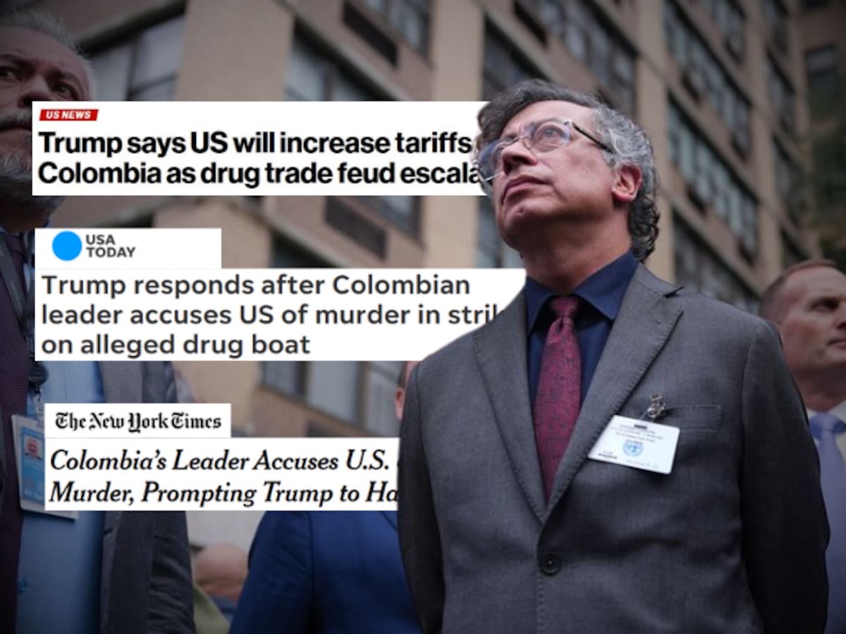 Tensión entre Petro y Trump: así titularon medios norteamericanos la crisis diplomática