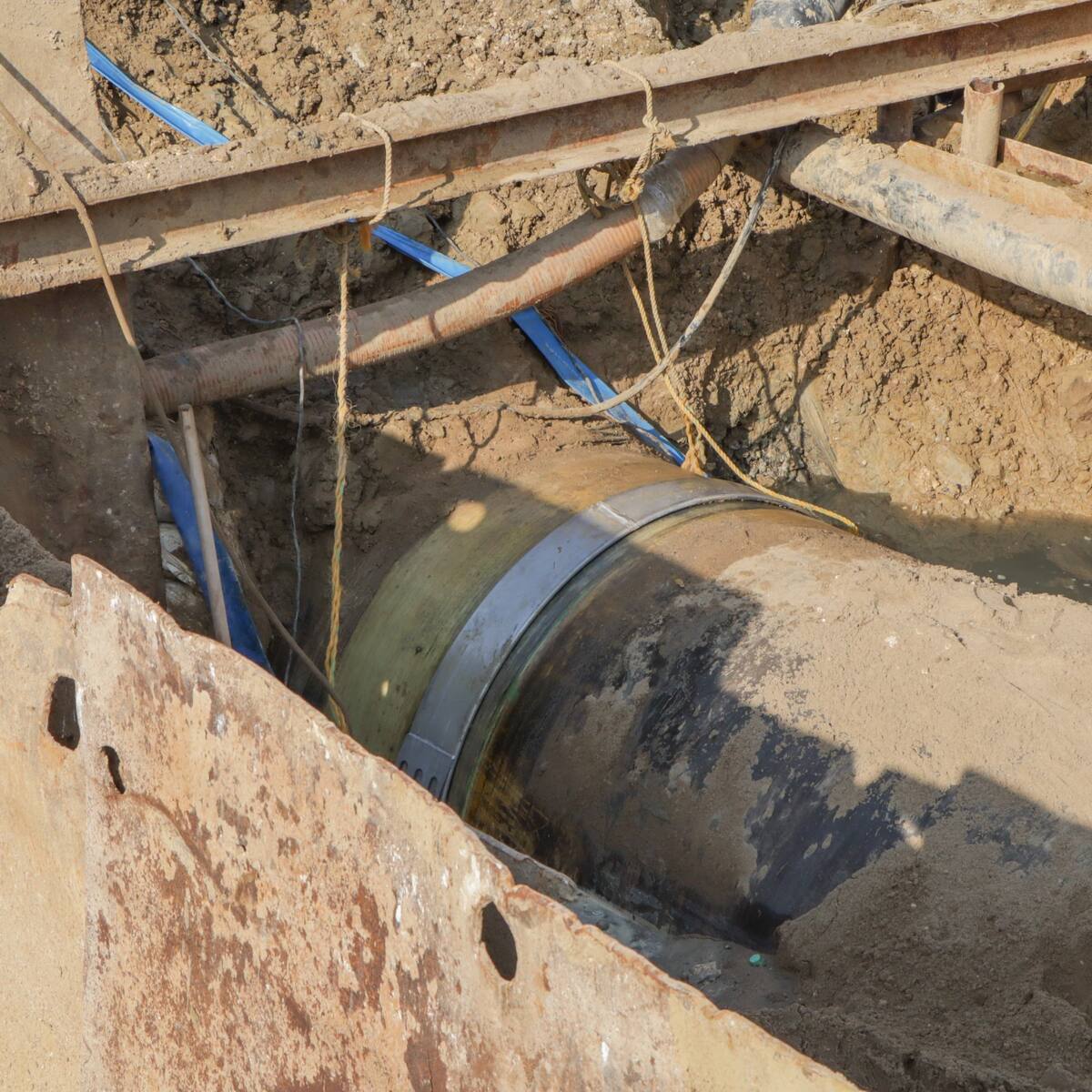 Finalizan reparaciones en la tubería del emisario terrestre en Tierra Baja