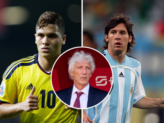 José Pékerman habló de Juan Fernando Quintero y Lionel Messi / Getty Images