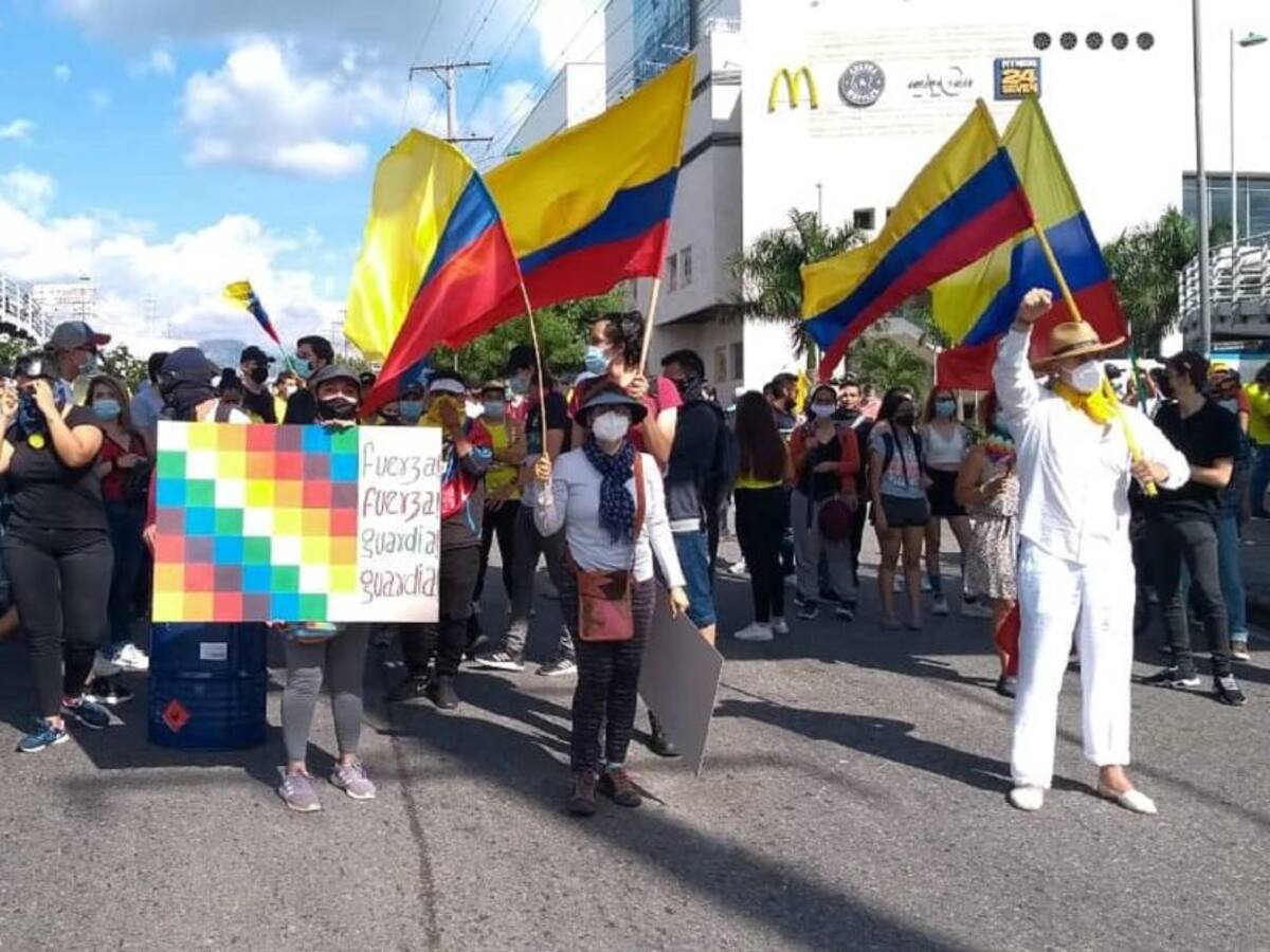 VIDEO: Movilizaciones se concentraron este jueves en Floridablanca