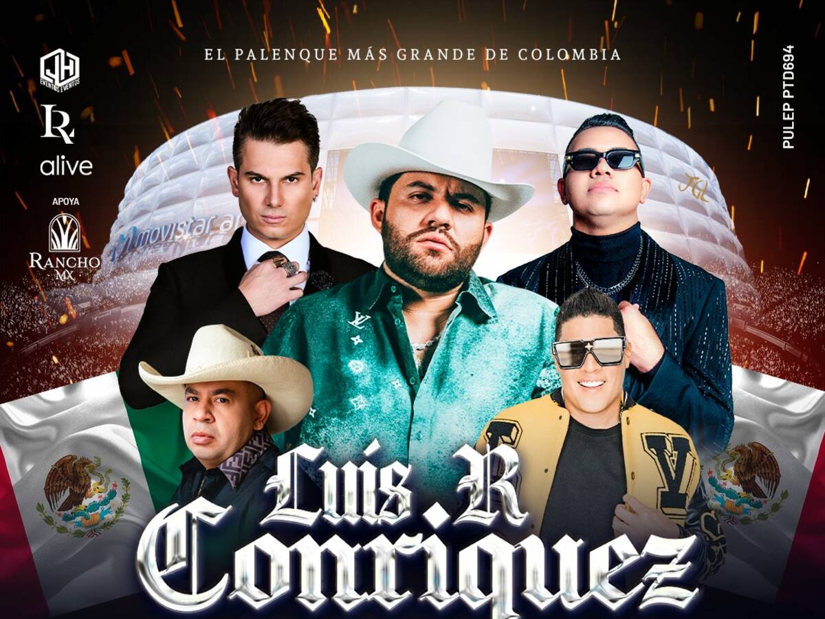 Luis R. Conriquez se presentará en Colombia