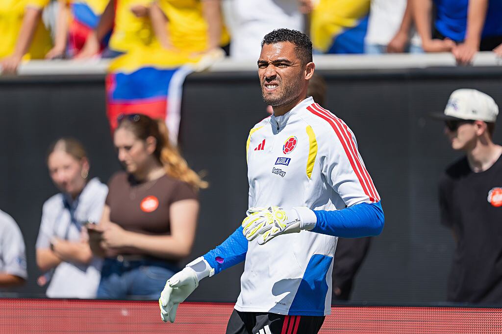 SAN DIEGO, CA - JUNE 7: Álvaro Montero, #24 of Colombia during a game between Jordan and Colombia at Snapdragon Stadium on June 7, 2026 in San Diego, California. (Photo by Dave Bernal/ISI Photos/ISI Photos via Getty Images)
