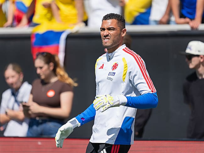 SAN DIEGO, CA - JUNE 7: Álvaro Montero, #24 of Colombia during a game between Jordan and Colombia at Snapdragon Stadium on June 7, 2026 in San Diego, California. (Photo by Dave Bernal/ISI Photos/ISI Photos via Getty Images)